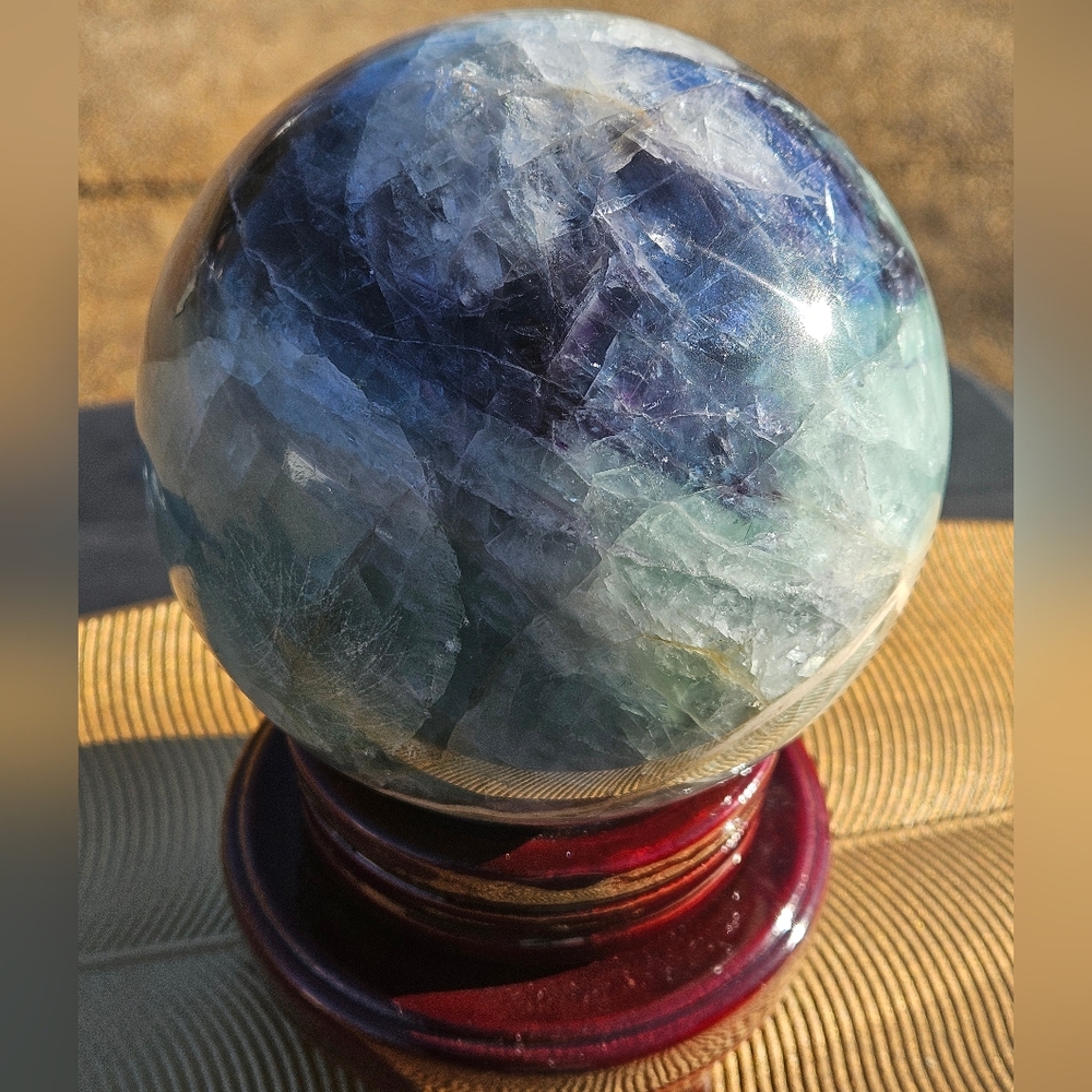 Rainbow Florite Sphere_76mm